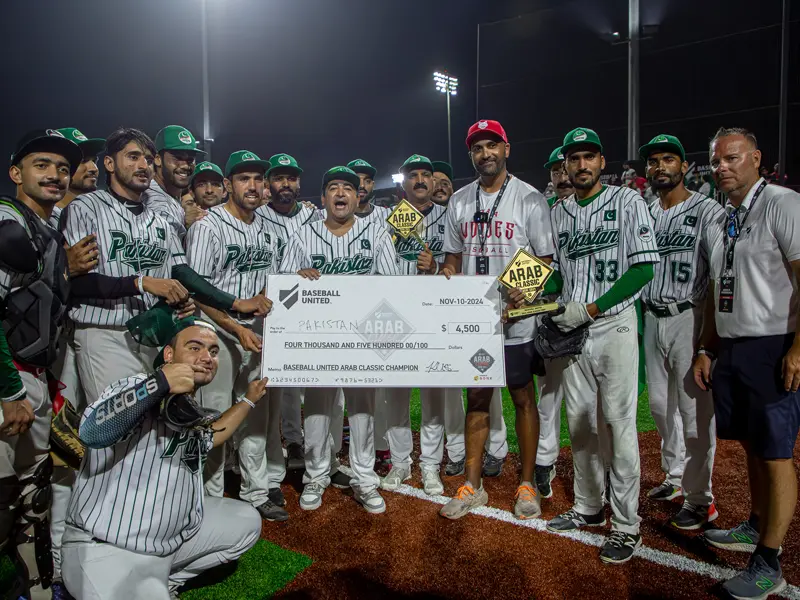 Pakistan's undefeated baseball team wins Arab Classic Dubai 2024 championship